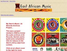 Tablet Screenshot of eastafricanmusic.com